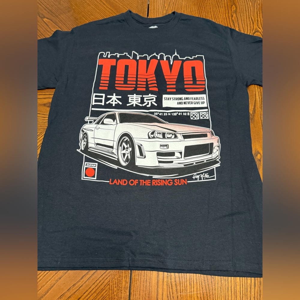 Ring of Fire Unisex Tokyo Tee Shirt. NWOT. Size Medium.
